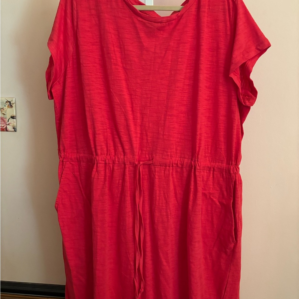 Ellos Bold Red Knit Dress